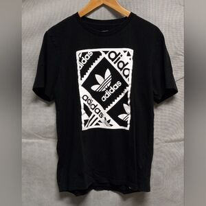 adidas Originals Trefoil Black T-Shirt Men's Large